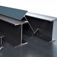 Двутавр нержавеющий г/к нормальный 08ХГСБДП 10Б1 100x55x4,1x5,7 мм ГОСТ Р 57837-2017