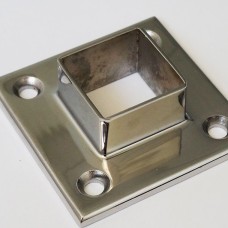 Фланец нержавеющий приварной встык с шипом квадратный Ду 10 Ру 6 12Х18Н10Т 10х14х15х10 мм ГОСТ 12821-80