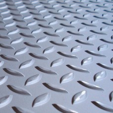 Лист нержавеющий рифленый г/к чечевица AISI 304 4 мм ГОСТ 8568-77